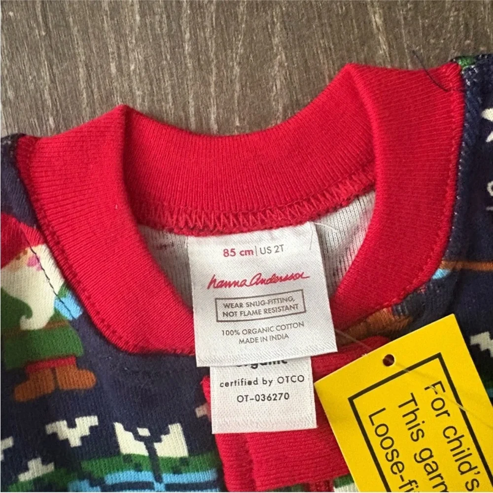 Hanna Andersson Gnome Print Hannajams - Size 2T NEW!